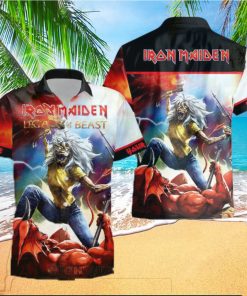 Personalized Iron Maiden Legacy of the Beast Button Hawaiian Shirt