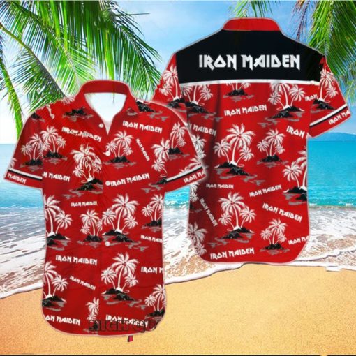 Personalized Iron Maiden Tropical Coconut Hawaiian Shirt