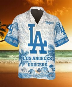 Personalized Los Angeles Dodgers Hawaiian Shirt, Dodgers Aloha Shirt, MLB Hawaiian Shirt