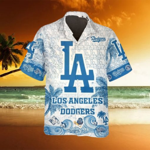 Personalized Los Angeles Dodgers Hawaiian Shirt, Dodgers Aloha Shirt, MLB Hawaiian Shirt