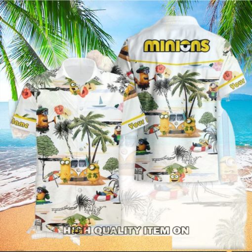 Personalized Minions Tropical Summer Hawaiian Shirt