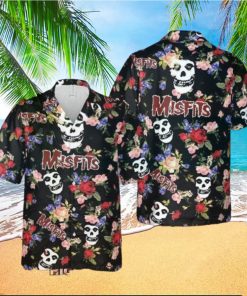 Personalized Misfits Floral Pattern Hawaiian Shirt