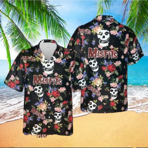 Personalized Misfits Floral Pattern Hawaiian Shirt