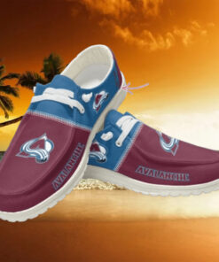 Personalized NHL Colorado Avalanche Hey Dude Shoes