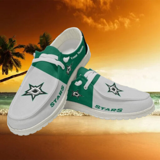 Personalized NHL Dallas Stars Hey Dude Shoes