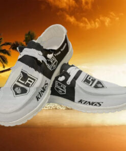 Personalized NHL Los Angeles Kings Hey Dude Shoes