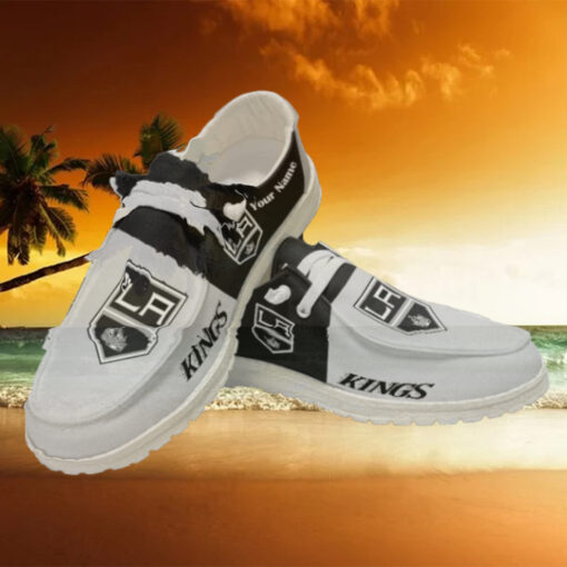 Personalized NHL Los Angeles Kings Hey Dude Shoes