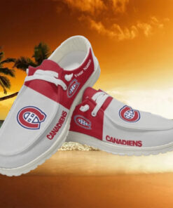 Personalized NHL Montreal Canadiens Hey Dude Shoes