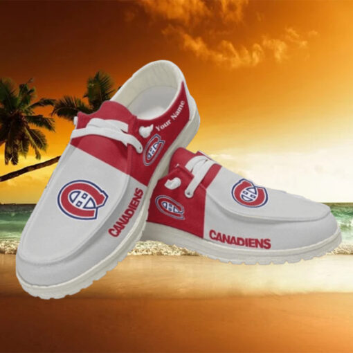 Personalized NHL Montreal Canadiens Hey Dude Shoes