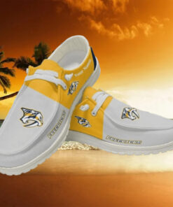 Personalized NHL Nashville Predators Hey Dude Shoes