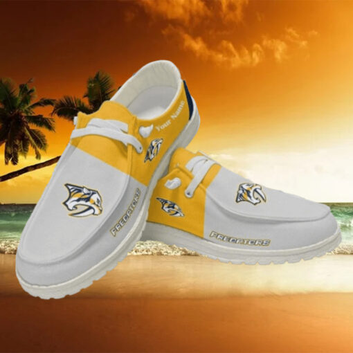 Personalized NHL Nashville Predators Hey Dude Shoes