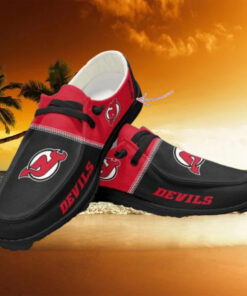 Personalized NHL New Jersey Devils Hey Dude Shoes