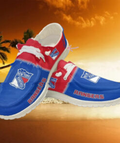 Personalized NHL New York Rangers Hey Dude Shoes