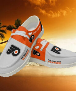 Personalized NHL Philadelphia Flyers Hey Dude Shoes