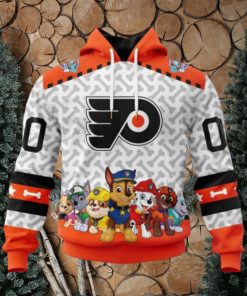 Personalized NHL Philadelphia Flyers Hoodie Special PawPatrol Design Hoodie