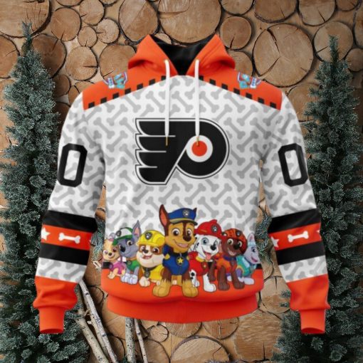 Personalized NHL Philadelphia Flyers Hoodie Special PawPatrol Design Hoodie