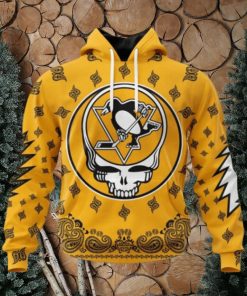 Personalized NHL Pittsburgh Penguins Hoodie Special Grateful Dead Design Hoodie