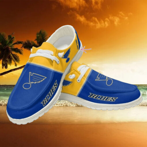 Personalized NHL St. Louis Blues Hey Dude Shoes