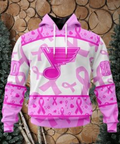 Personalized NHL St. Louis Blues Hoodie Special Pink October Breast Cancer Awareness Month Hoodie