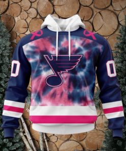Personalized NHL St. Louis Blues Hoodie Special Pink October Fight Breast Cancer Hoodie