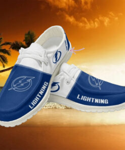 Personalized NHL Tampa Bay Lightning Hey Dude Shoes