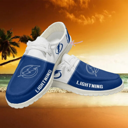 Personalized NHL Tampa Bay Lightning Hey Dude Shoes