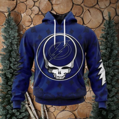 Personalized NHL Tampa Bay Lightning Hoodie Special Grateful Dead Design Hoodie