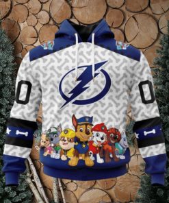 Personalized NHL Tampa Bay Lightning Hoodie Special PawPatrol Design Hoodie