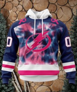 Personalized NHL Tampa Bay Lightning Hoodie Special Pink October Fight Breast Cancer Hoodie