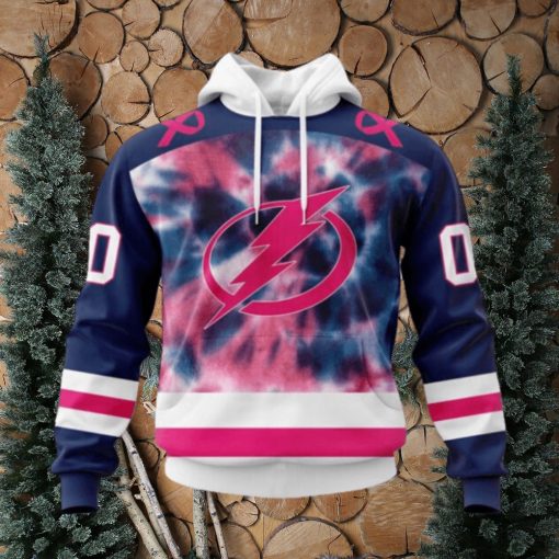 Personalized NHL Tampa Bay Lightning Hoodie Special Pink October Fight Breast Cancer Hoodie