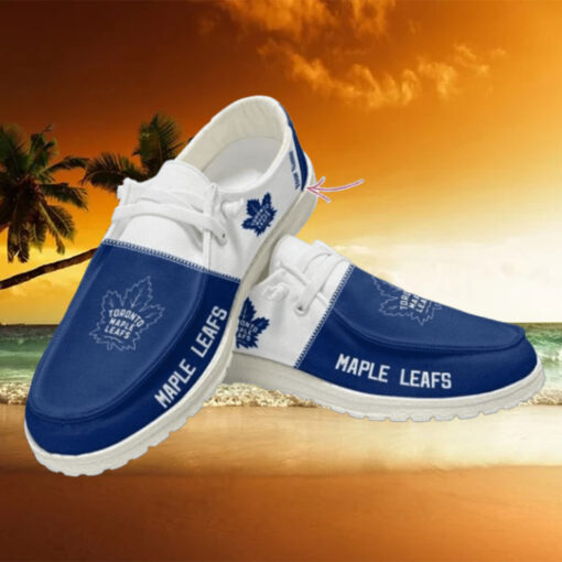 Personalized NHL Toronto Maple Leafs Hey Dude Shoes