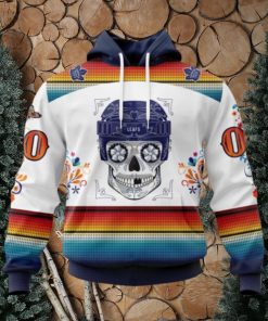 Personalized NHL Toronto Maple Leafs Hoodie Special Design For Dia De Los Muertos Hoodie