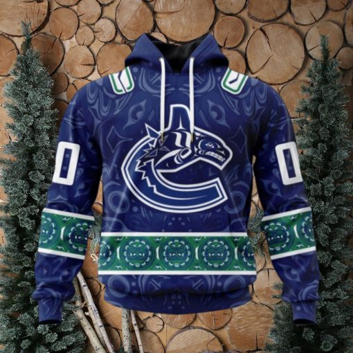 Personalized NHL Vancouver Canucks Special Design With Canadian Aboriginal Art Hoodie