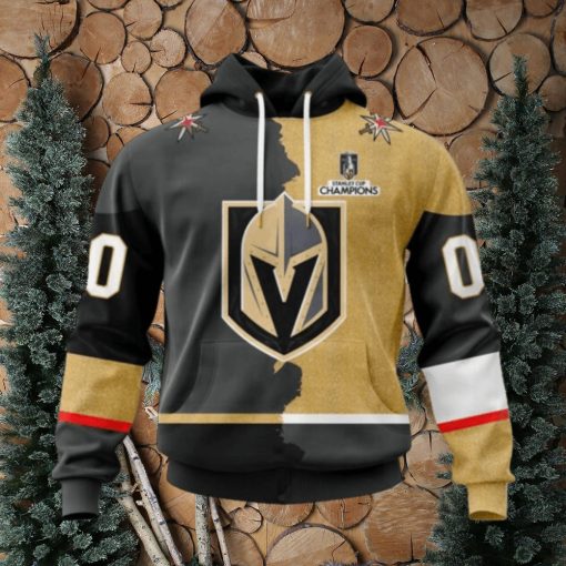 Personalized NHL Vegas Golden Knights Hoodie 2024 Home Mix Away Hoodie