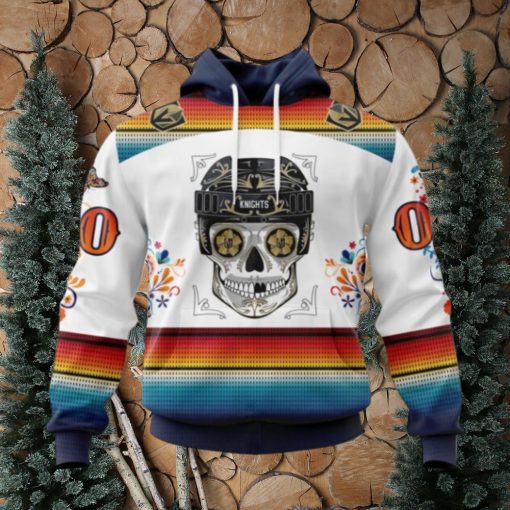 Personalized NHL Vegas Golden Knights Hoodie Special Design For Dia De Los Muertos Hoodie