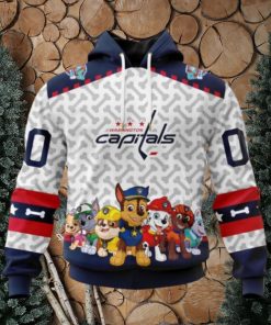 Personalized NHL Washington Capitals Hoodie Special PawPatrol Design Hoodie