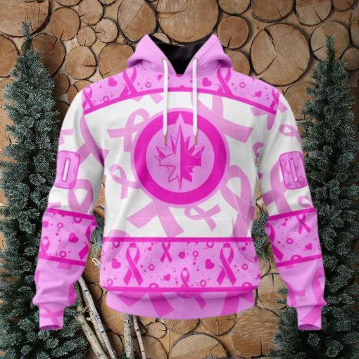 Personalized NHL Winnipeg Jets Hoodie Special Pink October Breast Cancer Awareness Month Hoodie