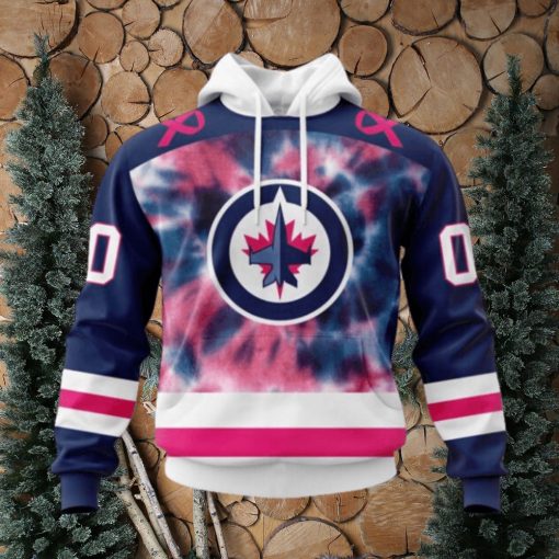 Personalized NHL Winnipeg Jets Hoodie Special Pink October Fight Breast Cancer Hoodie