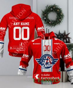 Personalized Name and Number NL Hockey SCRJ Lakers Home jersey Style printed Hoodie shirt