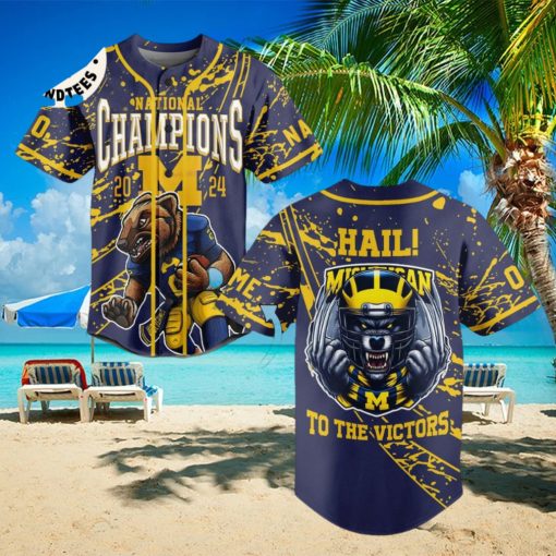 Personalized National Champions 2024 Design Baseball Jersey