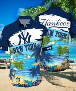 Personalized New York Yankee Sports Team Hawaiian Shirt