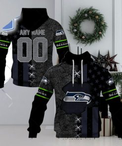 Personalized Nfl Seattle Seahawks Flag Special Design Hoodie T Shirt Zip Hoodie Sweatshirt