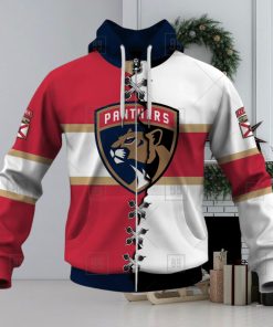 Personalized Nhl Florida Panthers Broken Mix Jersey Style Hoodie