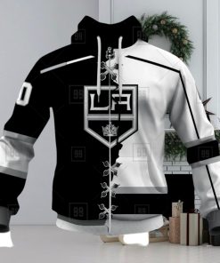 Personalized Nhl Los Angeles Kings Broken Mix Jersey Style Hoodie 3D