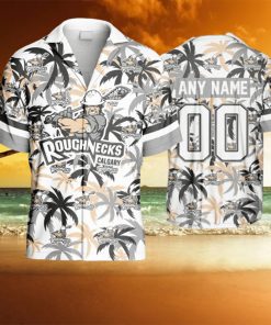 Personalized Nll Calgary Roughnecks Shirt Using Away Jersey Color Hawaiian Shirt