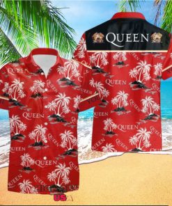 Personalized Queen Band Tropical Coconut Hawaiian Shirt