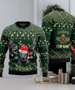 Personalized Reindeer Jameson Whiskey Christmas Ugly Sweater