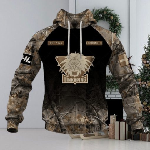 Personalized SHL Linkoping HC Hunting Camo Style Hoodie
