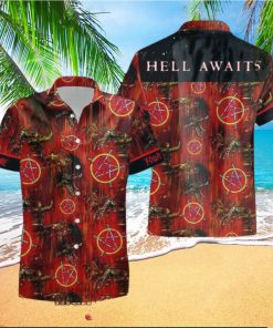 Personalized Slayer Hell Awaits Album Hawaiian Shirt