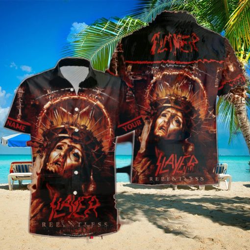 Personalized Slayer Repentless Short Sleeve Hawaiian Shirt